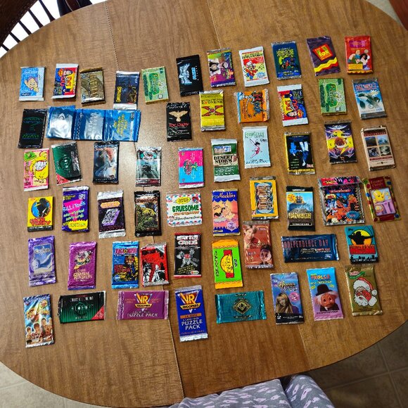 1990s Trading Card Packs Lot of 14 Unopened - Picture 1 of 8